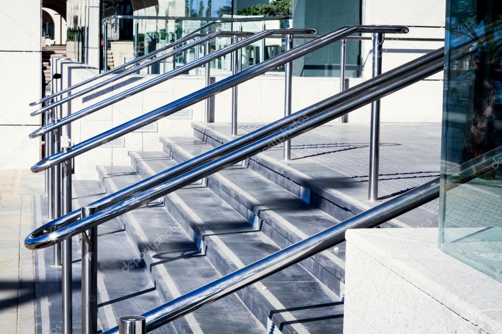 Beautiful stainless steel railings