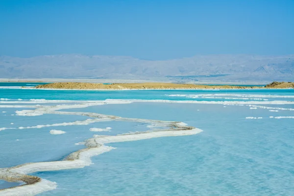 Красивое побережье Мертвого моря — стоковое фото