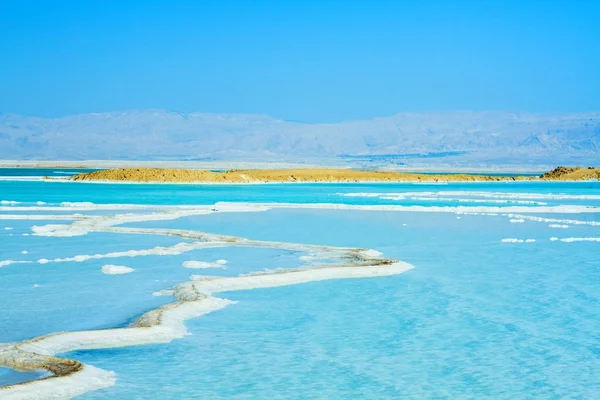 死海の海岸の美しい — ストック写真