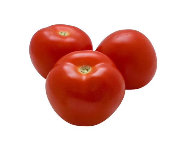 Tomate auf Weiß . — Stockfoto