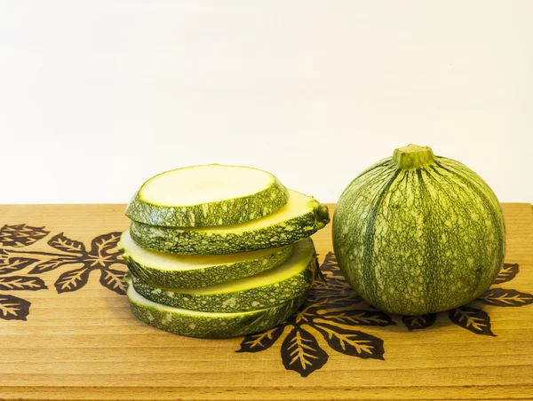 Zucchine rotonde  . — Foto Stock