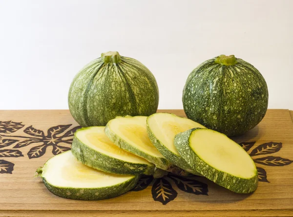 Zucchine rotonde  . — Foto Stock