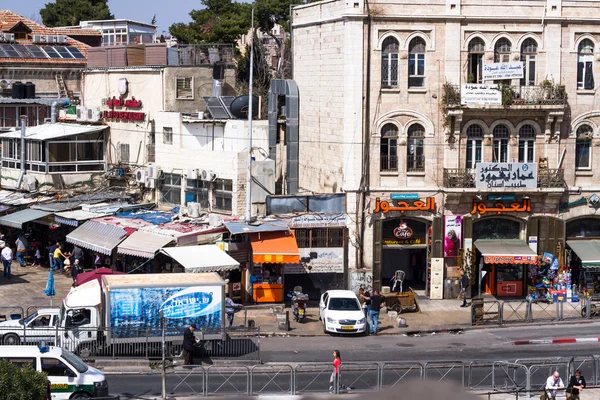 Vue sur les monuments de la vieille ville de Jérusalem  . — Photo