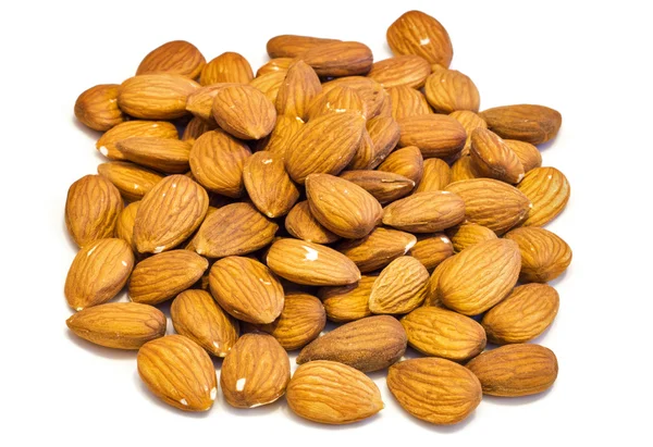 Heap of almonds . — Stock Photo, Image