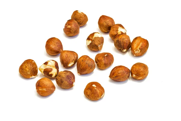 Heap of hazelnuts . — Stock Photo, Image