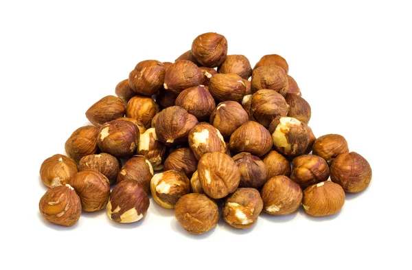 Heap of hazelnuts . — Stock Photo, Image