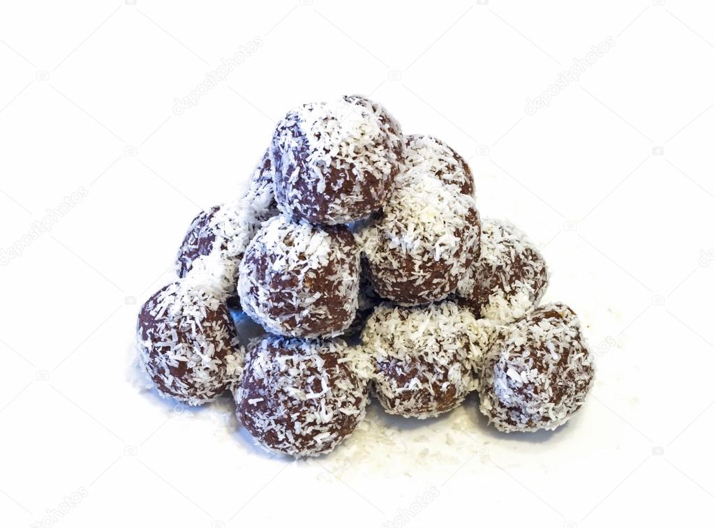 Chocolate balls  .