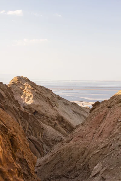 Νεκρά Θάλασσα βράχια — Φωτογραφία Αρχείου