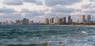 Tel-Aviv güzel gece görünümü