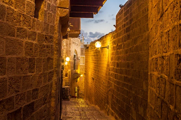 Eski jaffa liman Caddesi. — Stok fotoğraf