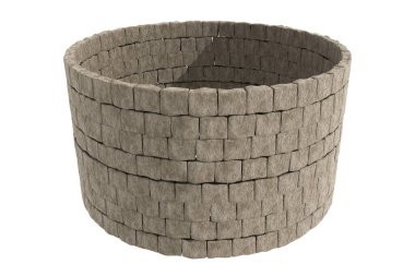 Arkaplan olarak eski bir taşın dokusu. 3d hazırlayıcı.