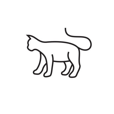 Yürüyen Kedi logosu tasarımı biçimi