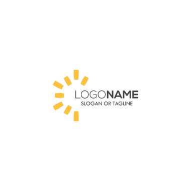 Güneş logosu tasarımı ögesi