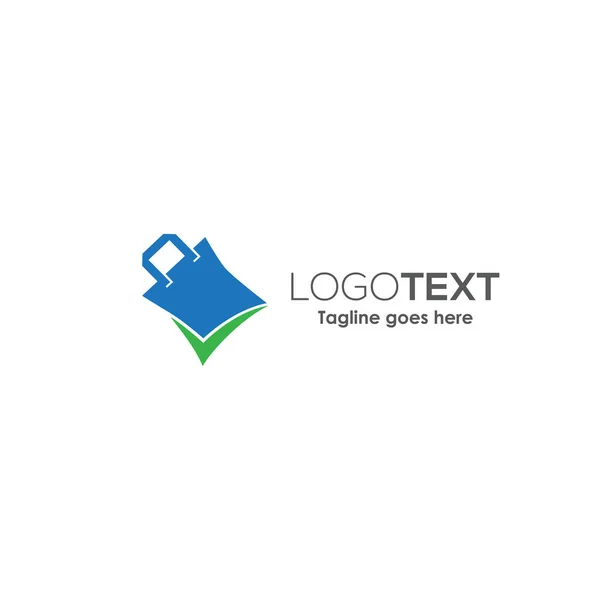 Winkeltas Logo Design Element — Stockvector