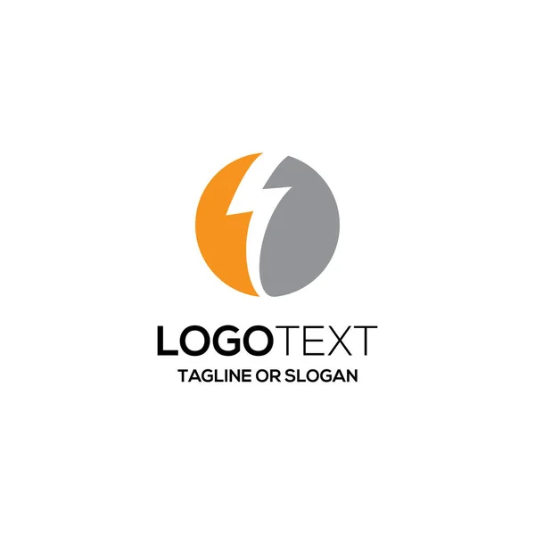 Lightning Logo Design Element — Stockvector