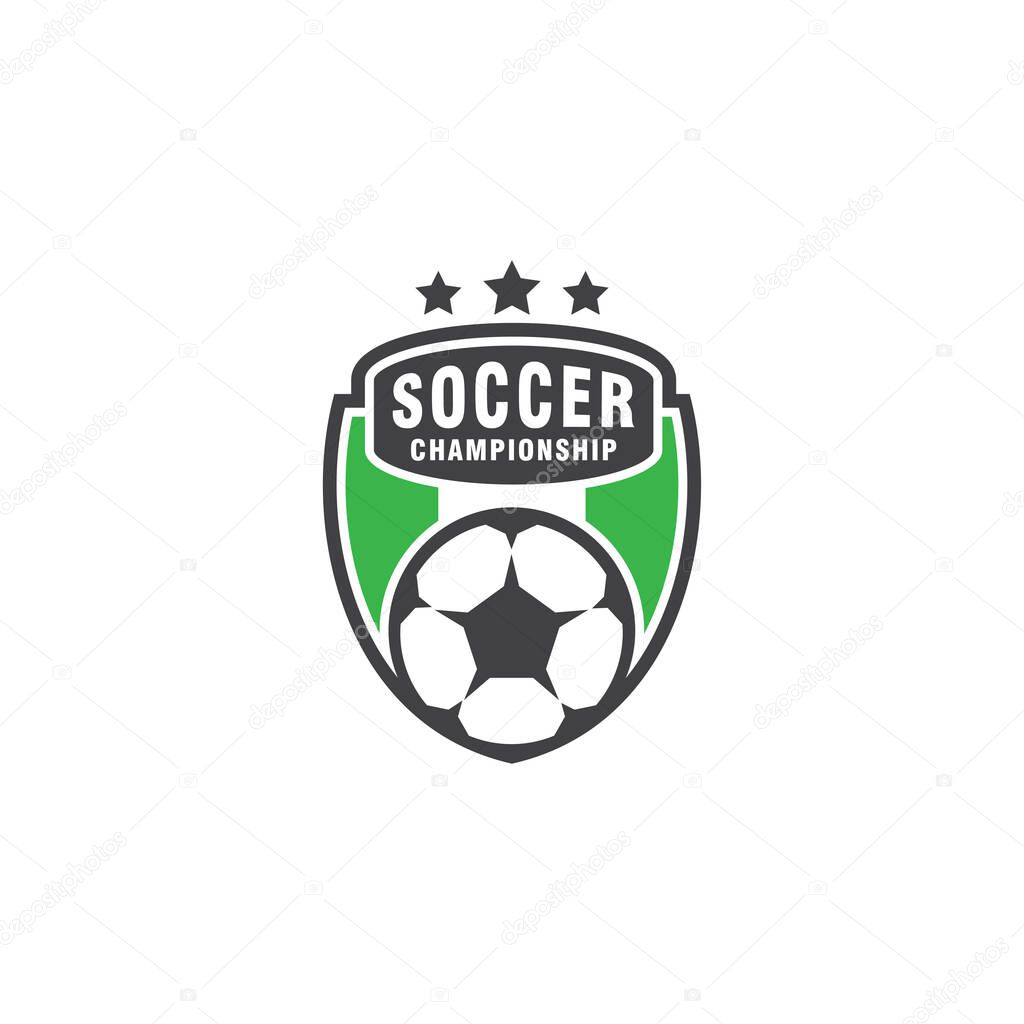 Soccer or football logo design element