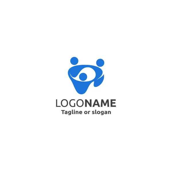 Takım çalışması logo tasarım ögesi