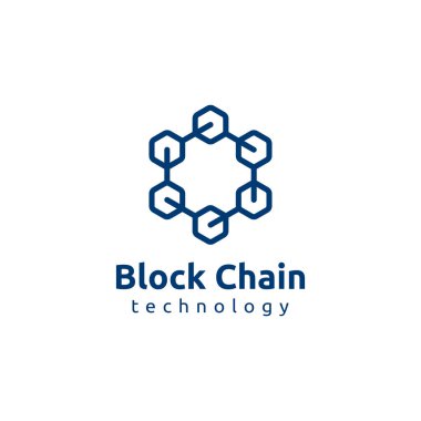 Blokzincirleme logo tasarımı ögesi