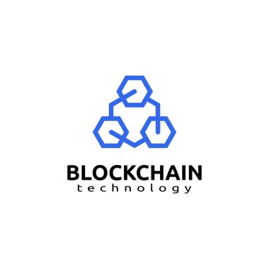 Blokzincirleme logo tasarımı ögesi