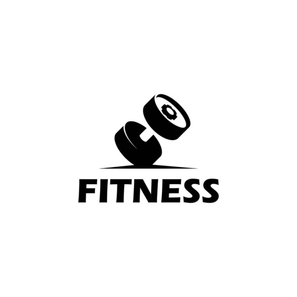 Diseño Del Logo Fitness — Archivo Imágenes Vectoriales