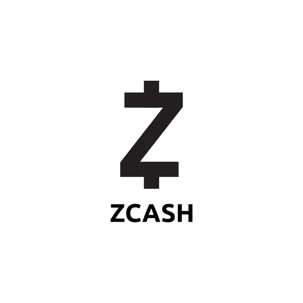 Zcash Symbol Gestaltungselement — Stockvektor