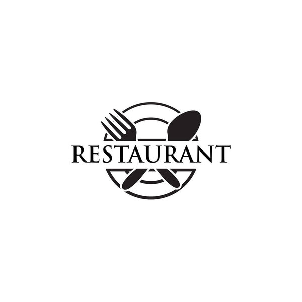 Restaurant logo design element