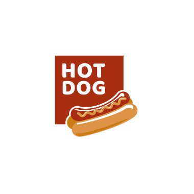 Hotdog logo tasarımı ögesi