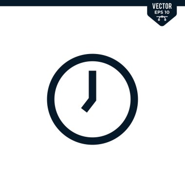 Çizilmiş ya da satır sanatı biçiminde saat simgesi koleksiyonu, düzenlenebilir vuruş vektörü