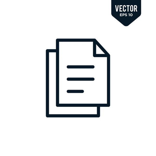 Diseño Iconos Papel Estilo Contorno Arte Línea Vector Eps — Vector de stock