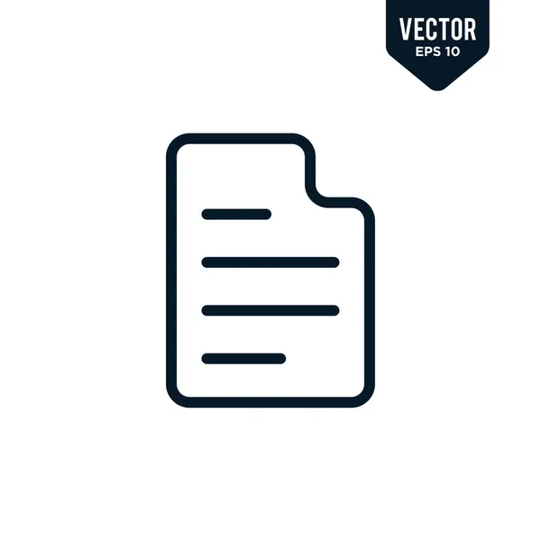 Diseño Iconos Papel Estilo Contorno Arte Línea Vector Eps — Vector de stock