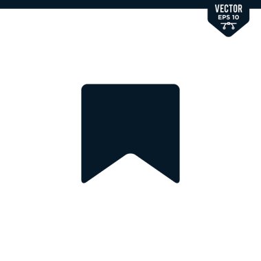 Kabartma biçiminde yer imi simgesi koleksiyonu, katı renk vektörü