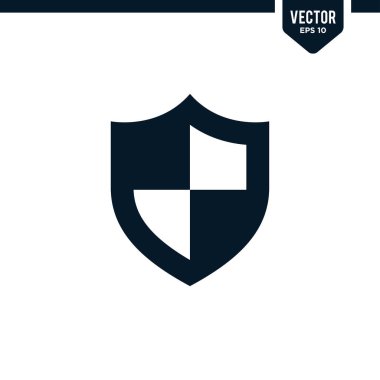 Kalkan simgesi koleksiyonu kabartma biçimi, katı renk vektörü