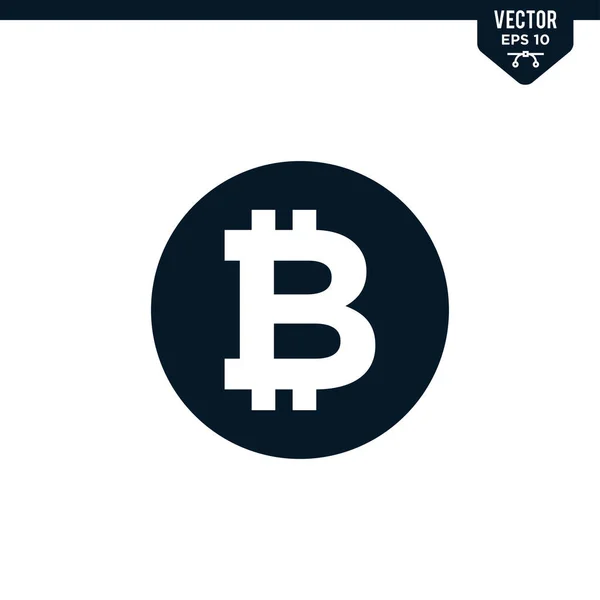 stock vector Bitcoin icon collection in glyph style, solid color vector