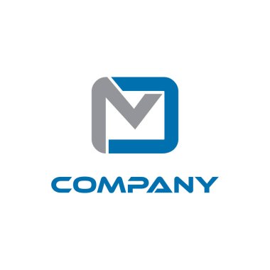 Harf O ve M anonim logo tasarımı