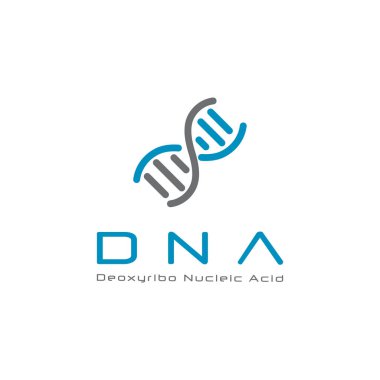 Soyut DNA logo tasarımı