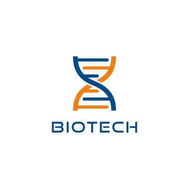 Soyut DNA logo tasarımı