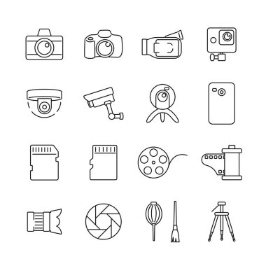 Fotoğraf makinesi, video kayıt aktiviteleri, hobiler, meraklılar ve güvenlik kamerası için özet kamera.