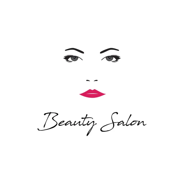 Diseño Logotipo Para Salón Belleza Cuidado Belleza Maquillaje Artista Belleza — Archivo Imágenes Vectoriales