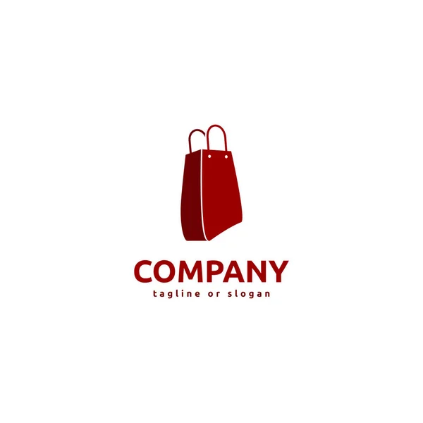 Logo Bolsa Compras Tienda Online Logo — Vector de stock