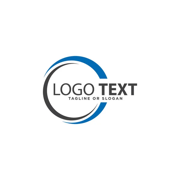 Geometrik köprü logo tasarım şablonu