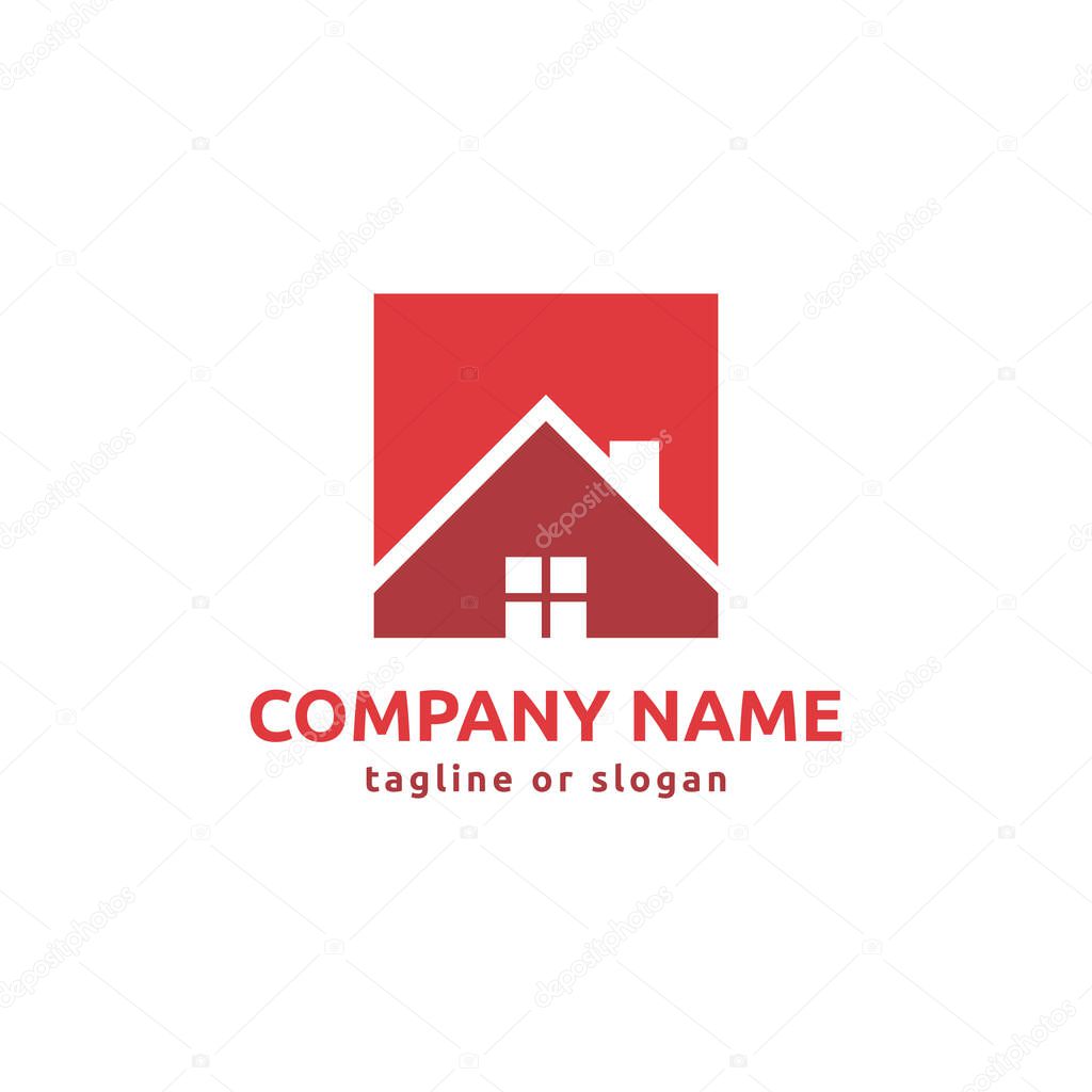 House roof related to apartment logo, property logo, house rent icon, real estate or building architecture