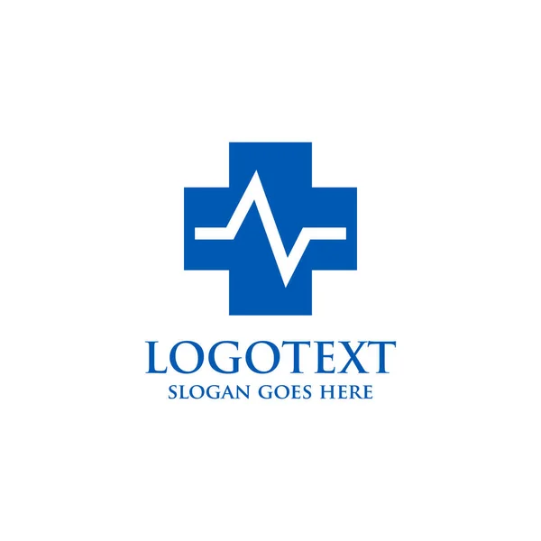 Medisch Kliniek Logo Ontwerp Ontwerplogo Ziekenhuis — Stockvector