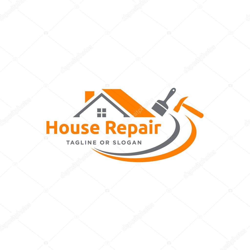 Logo design related to house repair, remodeling or painting