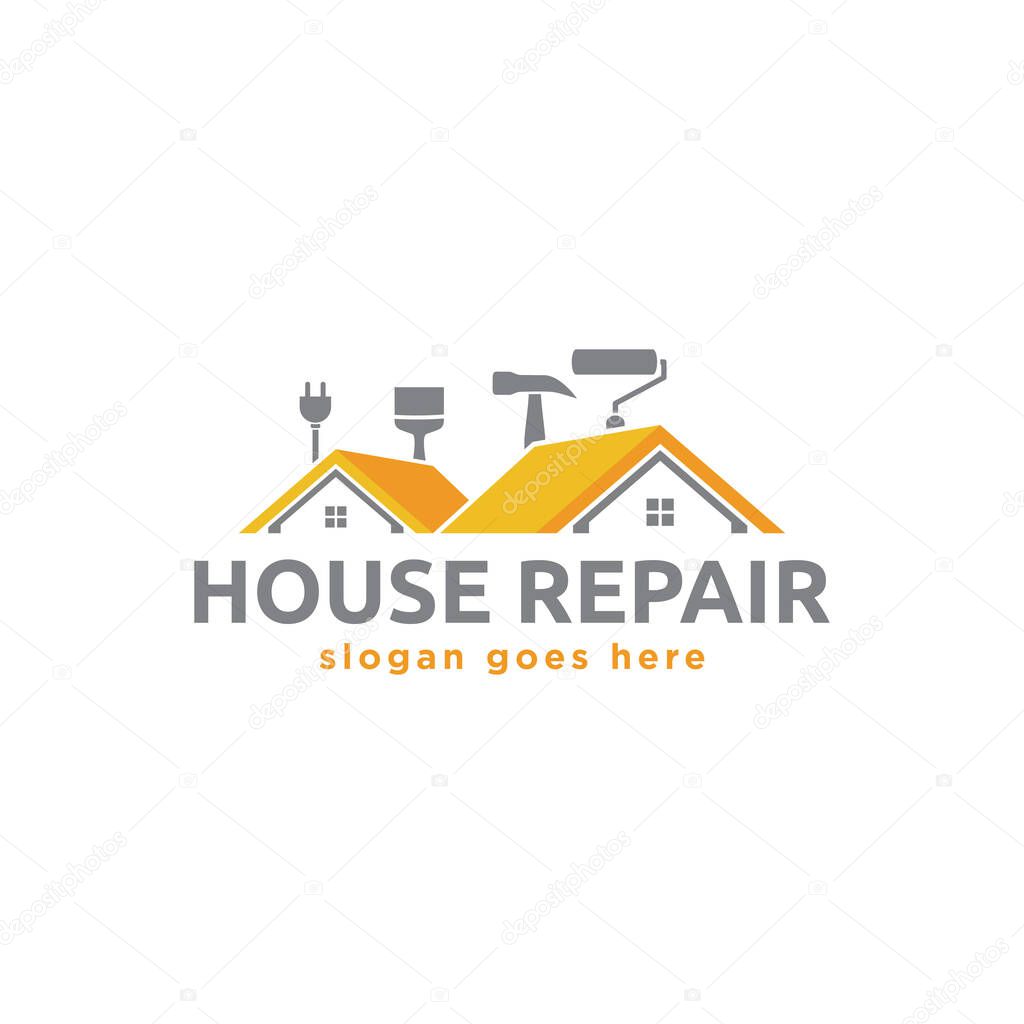 Logo design related to house repair, remodeling or painting