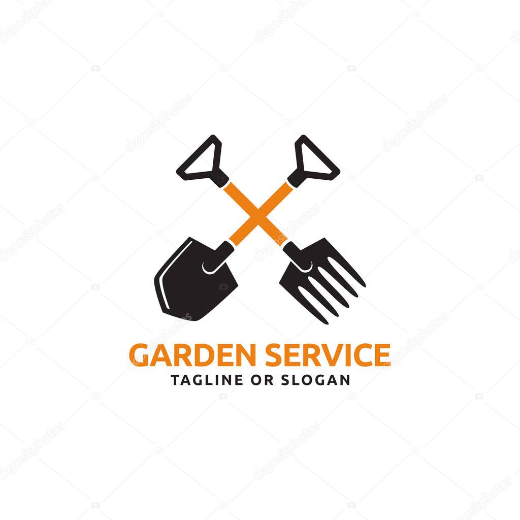 Creative logo design concept related to House Gardening, Landscaping Green House or Ecological Living Style