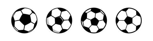 Дизайн Футбольного Яча Плоский Стиль — стоковий вектор