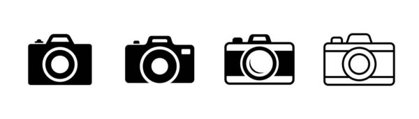 Camera icon design element suitable for website, print design or app