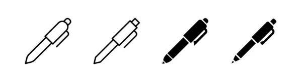 Pen Icon Design Element Suitable Websites Print Design App — 스톡 벡터
