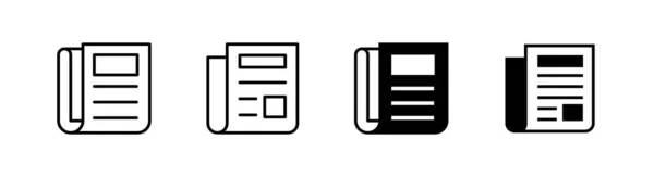 Newspaper icon design element suitable for websites, print design or app