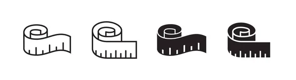 Tape measure icon design element suitable for websites, print design or app